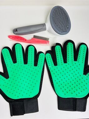 Cat Grooming Glove Brush,Pet Hair Remover Tool,Reusable Dog Hair Fur Remover
